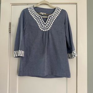 Boden Chambray Top